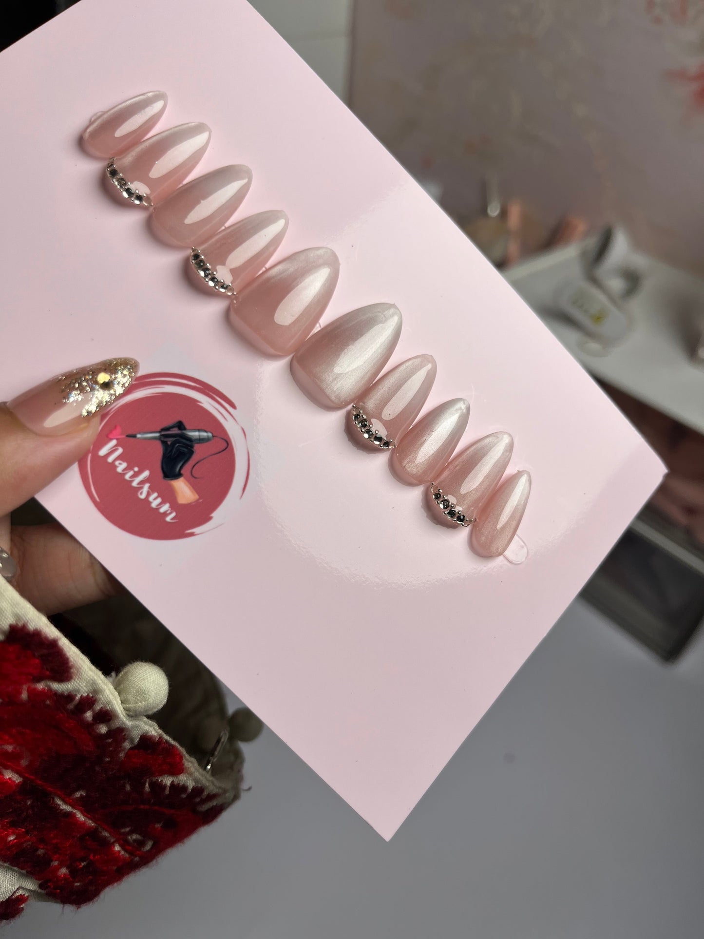 CRYSTAL FADE CATEYE SET - Nailsum