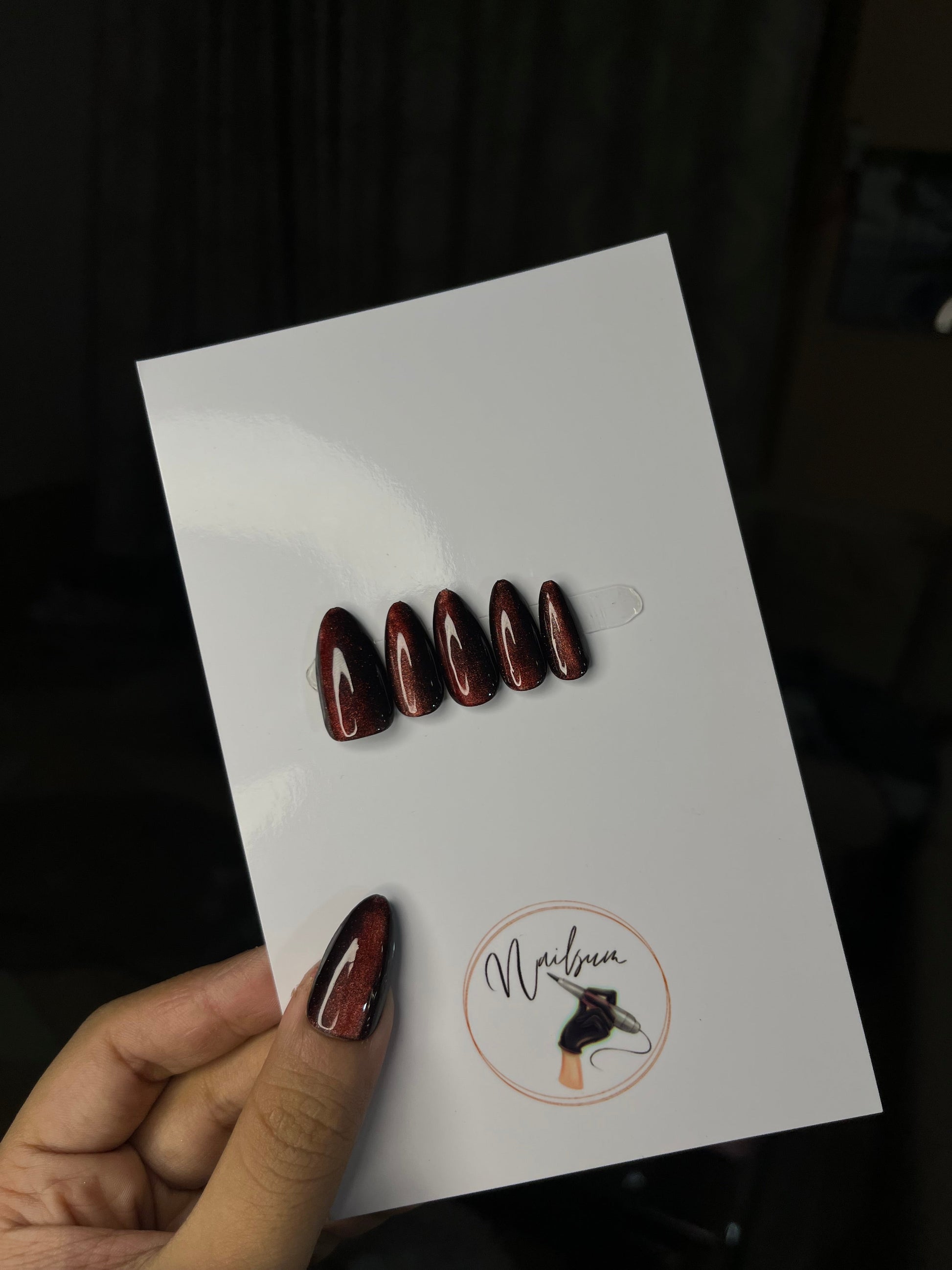 RED ROSE CATEYE SET - Nailsum