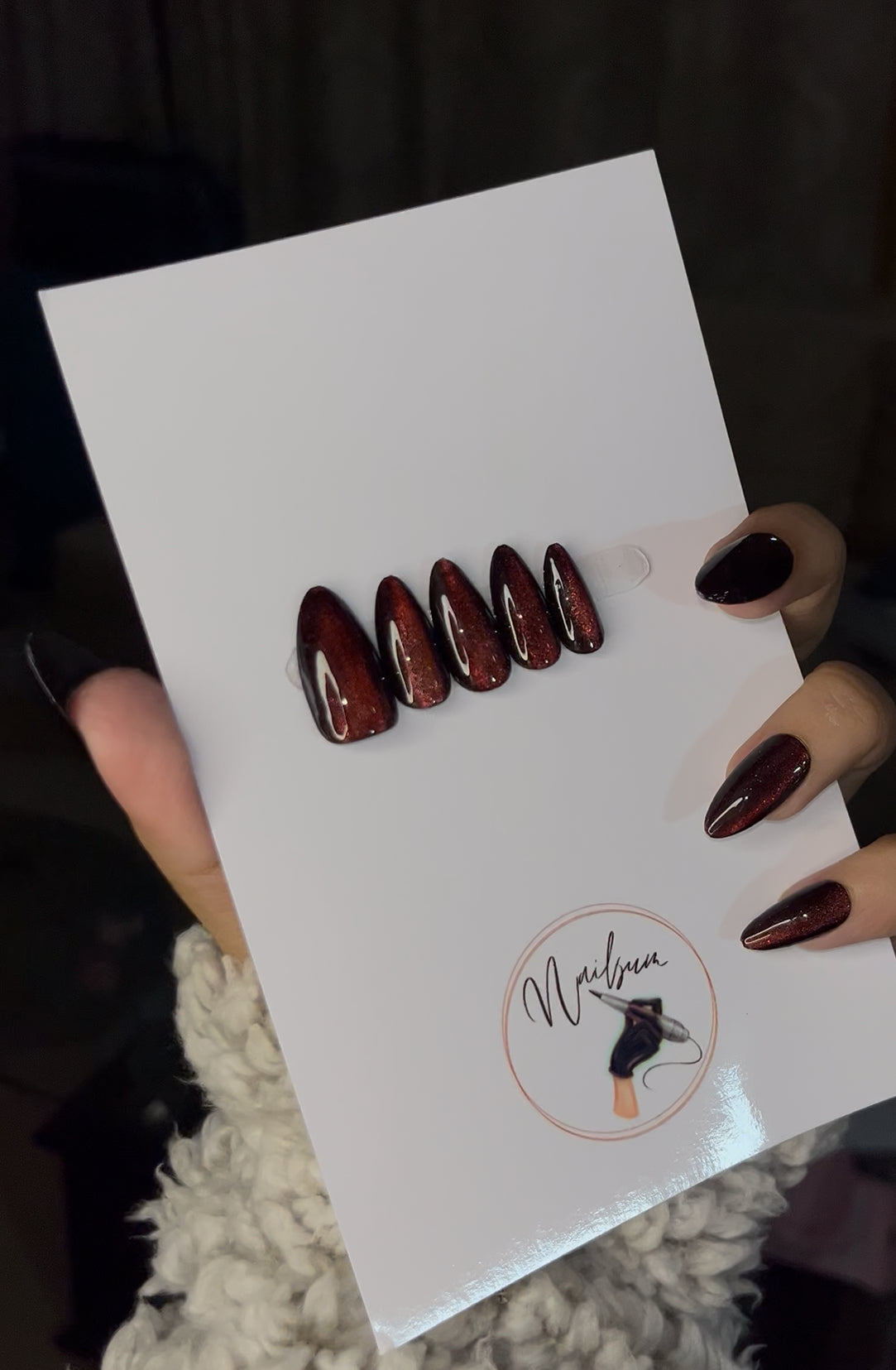 RED ROSE CATEYE SET - Nailsum