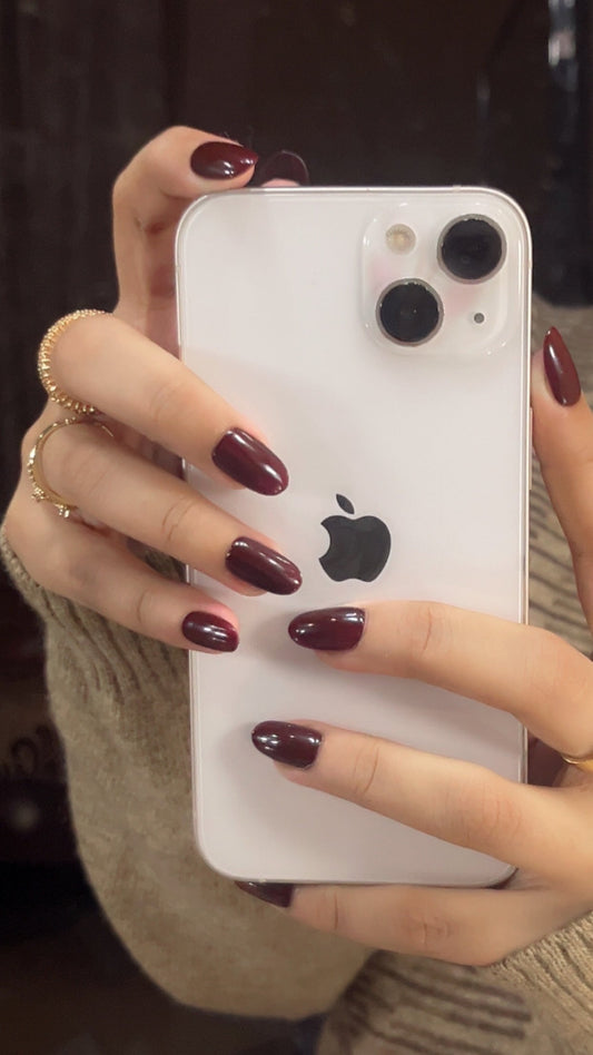 WINE RED SOLID SET