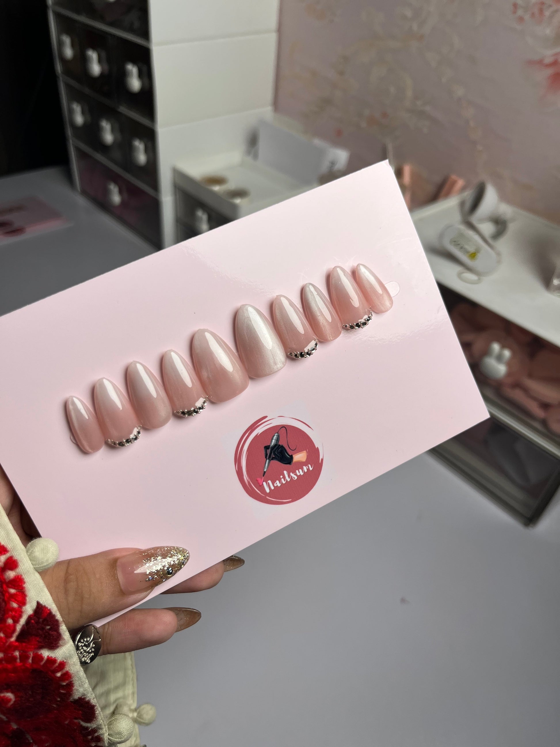 CRYSTAL FADE CATEYE SET - Nailsum