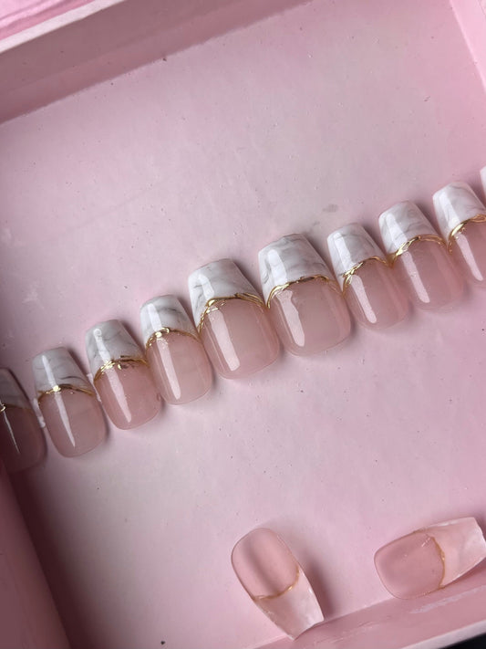 MARBLE CHROME FRENCH SET