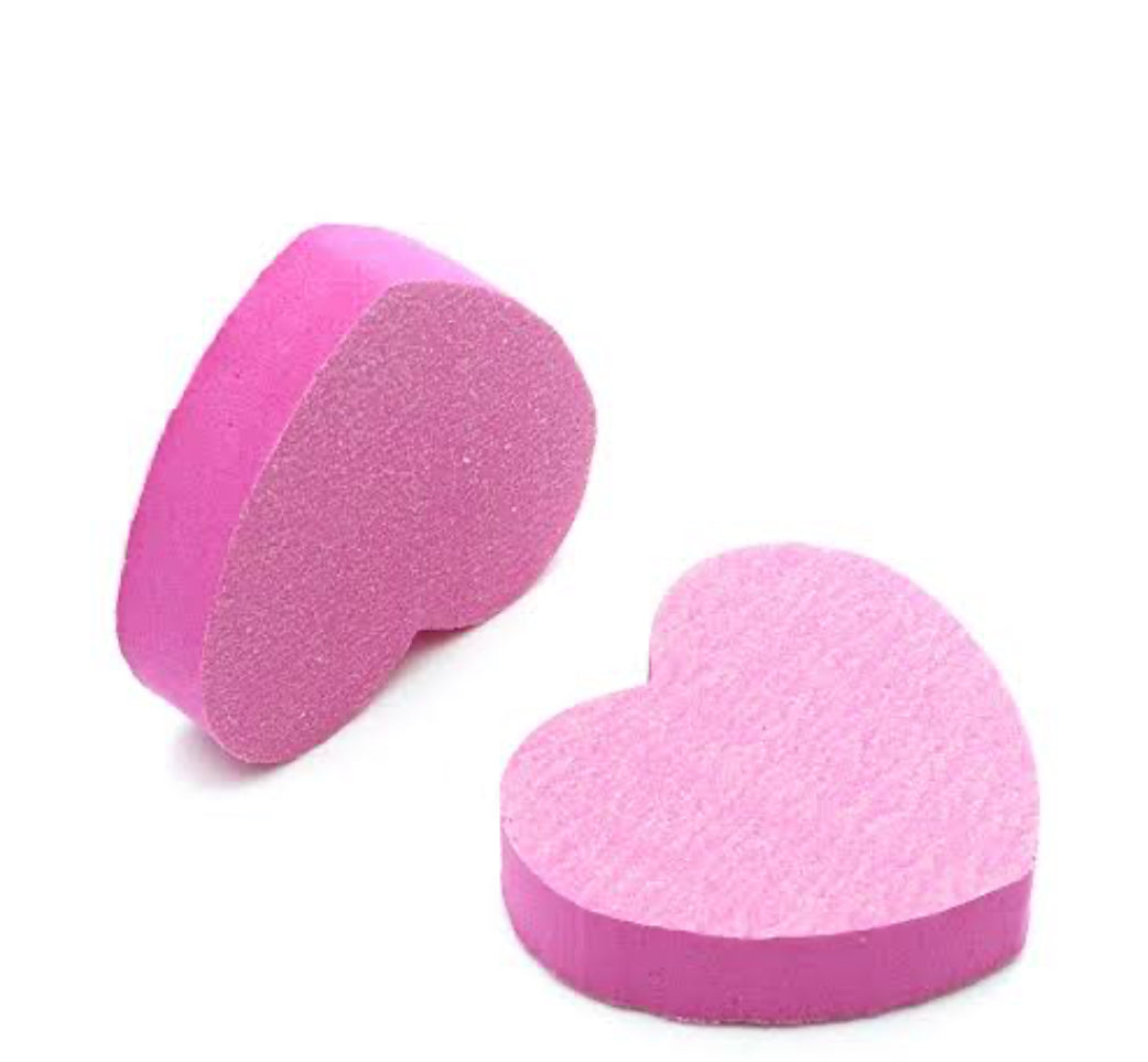 Heart shaped buffer 1 pc - Nailsum