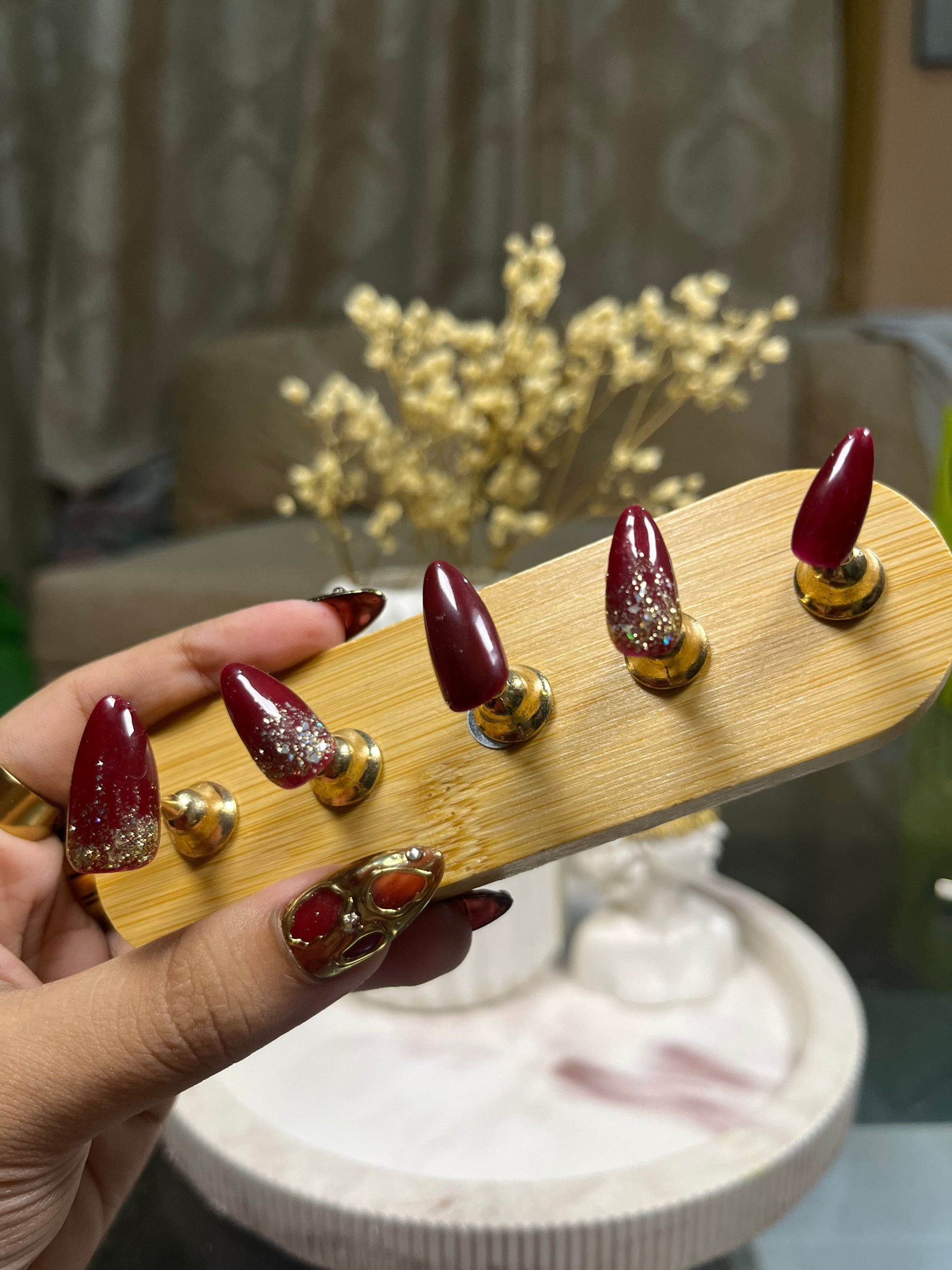 RED CHROMIC GLITTER - Nailsum