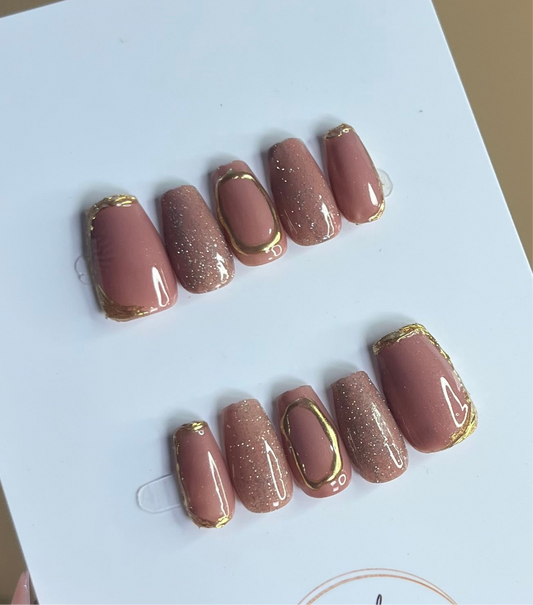 PINK X CHROME SET - Nailsum